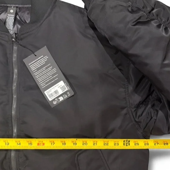 NWT Men's Lululemon Black Quilted Reversible Down Puffer Jacket Size Large - Picture 6 of 9